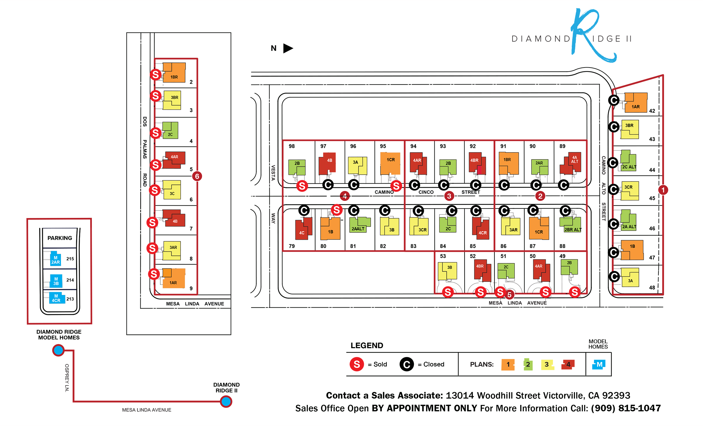 Community Sitemap for Diamond Ridge Frontier Communities